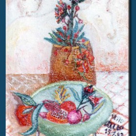 Natura morta, quadro di Silvio Grallo