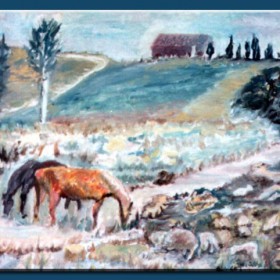 Pascolo quadro di Silvio Gragnaniello